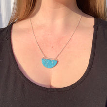 Load image into Gallery viewer, Semi Necklace - turquoise &amp; silver
