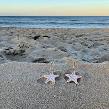 Load image into Gallery viewer, Starfish hoops
